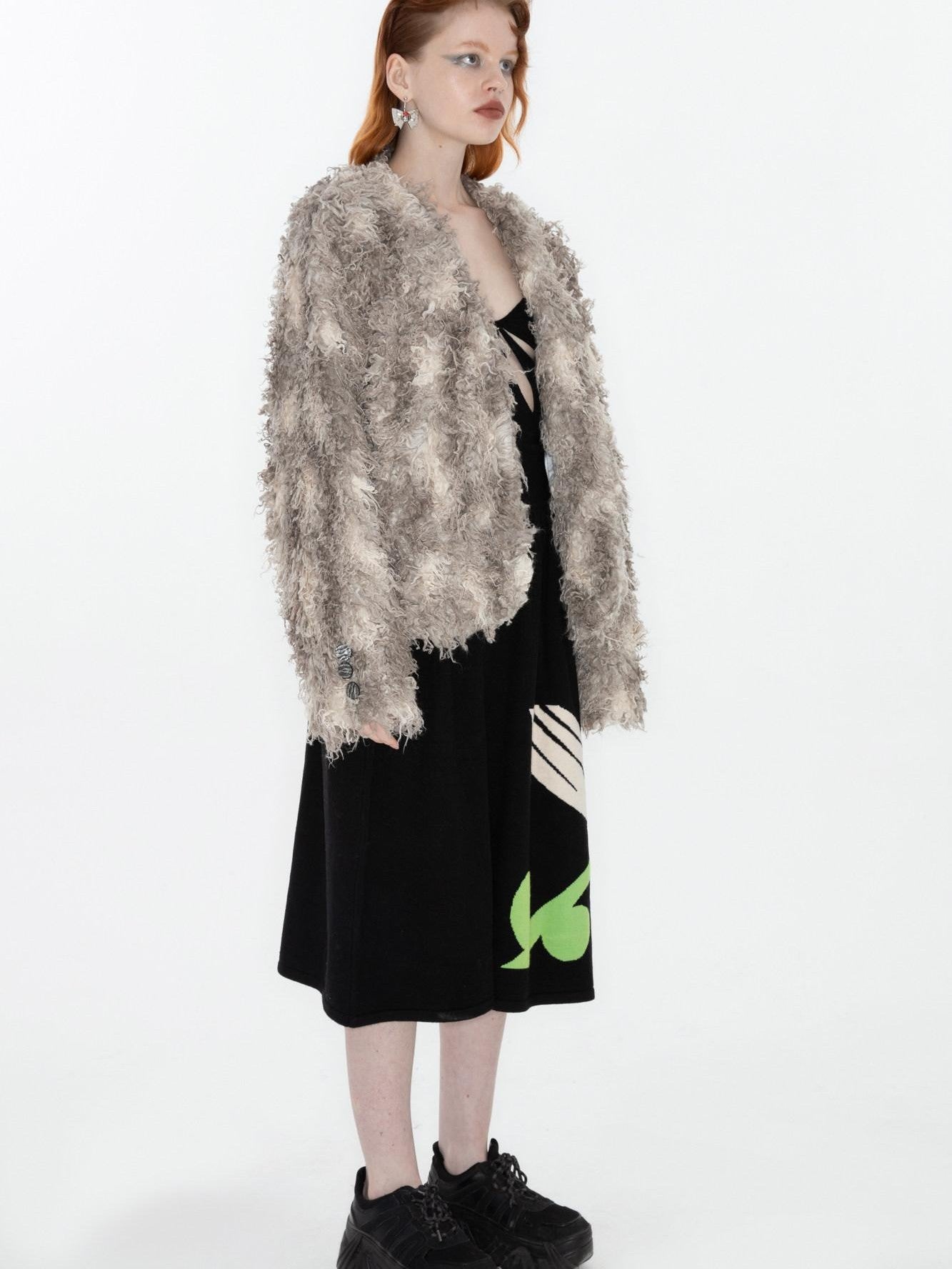 QUORRA S CHORD Neutral Gray Oversized Relaxed Women&