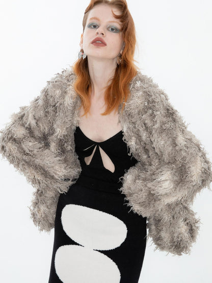 QUORRA S CHORD Neutral Gray Oversized Relaxed Women&
