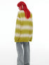 QUORRA S CHORD Oversized Jacquard Pullover Teddy With Rolled Eyes Women&