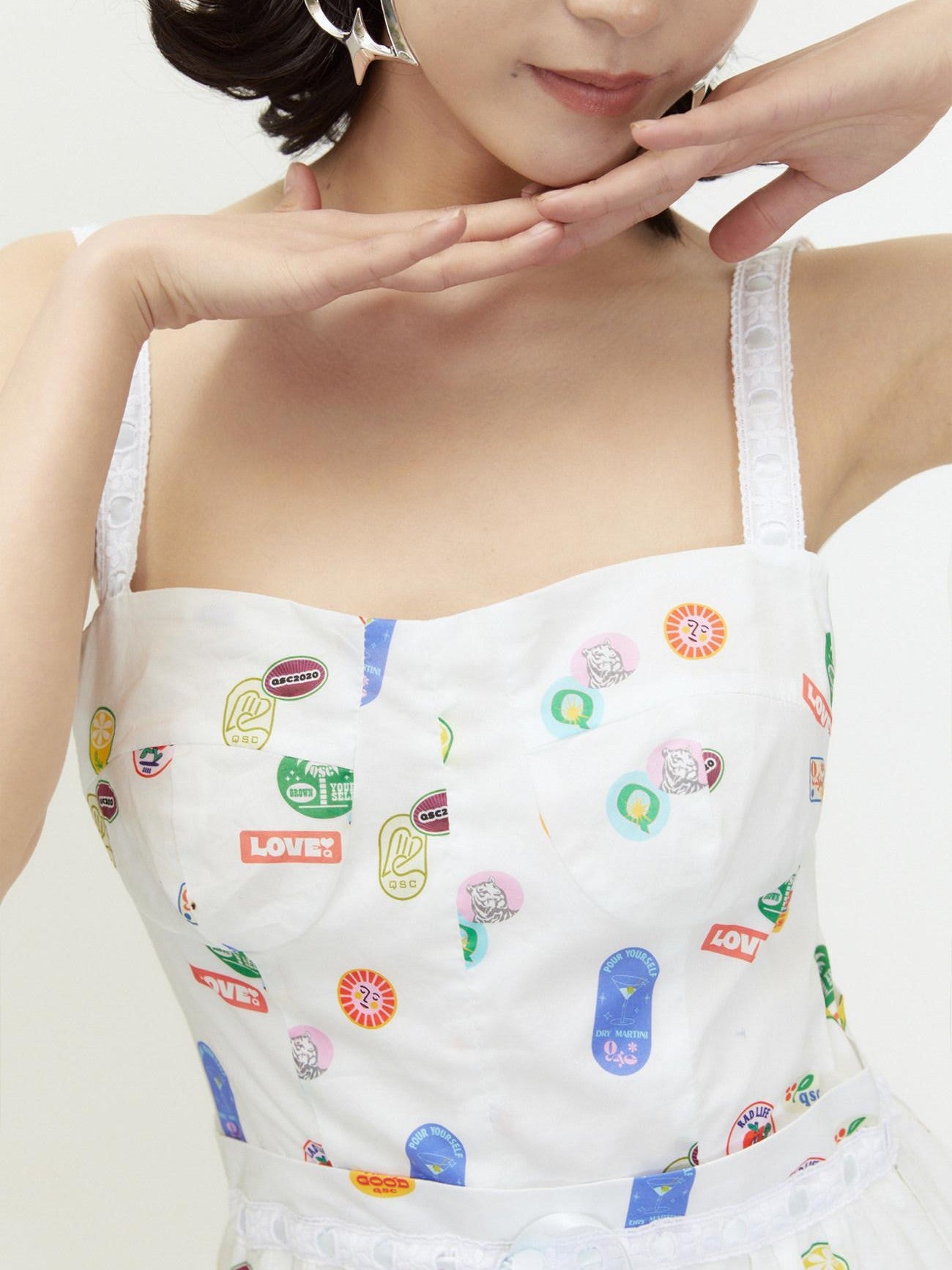 QUORRA S CHORD Peach Heart Motif Women&
