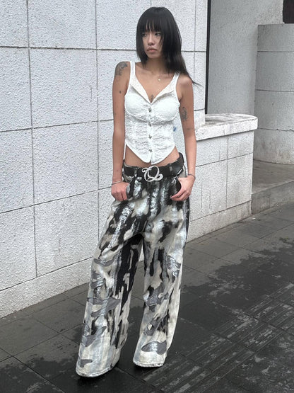 QUORRA S CHORD Pleated Ruched Lapel Bustier Waist Cinching Women&