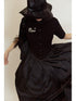QUORRA S CHORD Polo Short Sleeve Satin Splice Waist Cinched Women&
