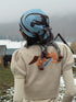 QUORRA S CHORD Prairie Pony Tassel Blue Brown Colorblock Women&