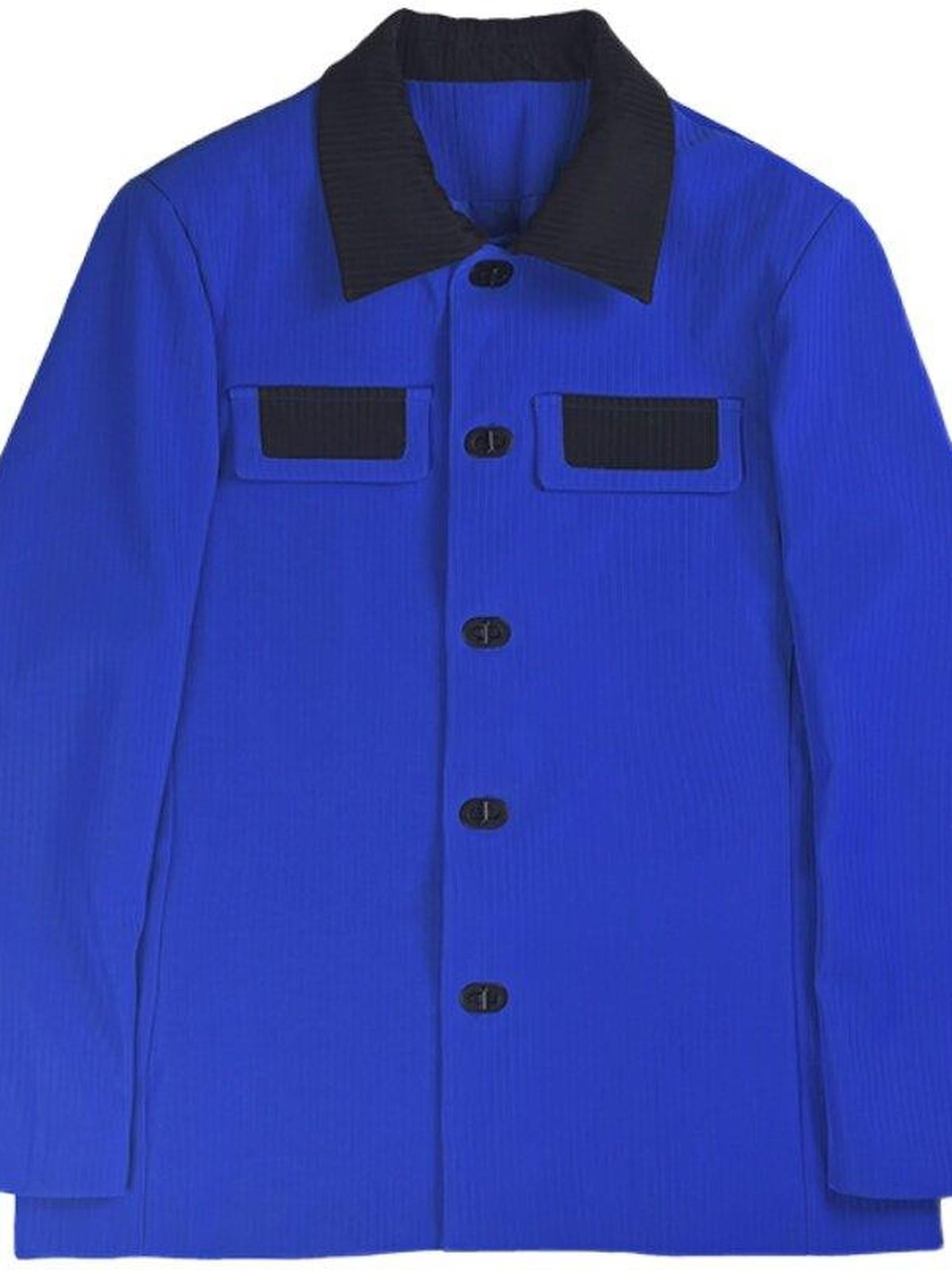 QUORRA S CHORD Sapphire Cobalt Contrast Single Breasted Women&