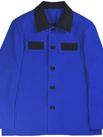 QUORRA S CHORD Sapphire Cobalt Contrast Single Breasted Women&