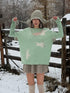 QUORRA S CHORD Sheer Star Knit Rolled Edge Women&