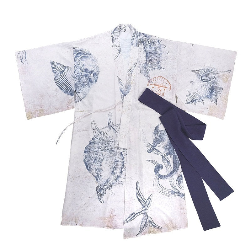 QUORRA_S_CHORD_Shell_Fossil_Kimono_Cape_With_Bow_Belt_Women&