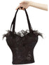 QUORRA S CHORD Silver Tulip Feather Bustier Women&