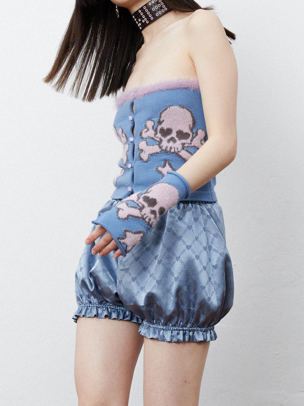 QUORRA S CHORD Sparkly Skull And Star Jacquard Women&