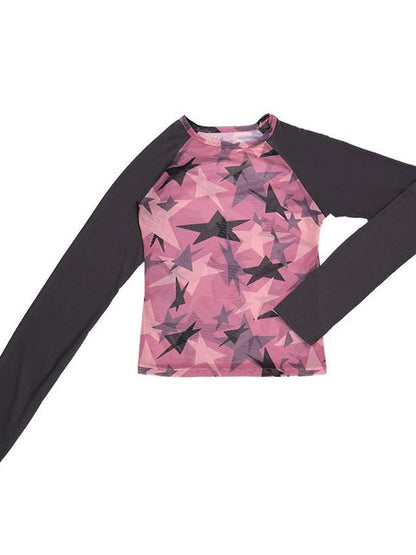 QUORRA S CHORD Star Print Raglan High Stretch Women&