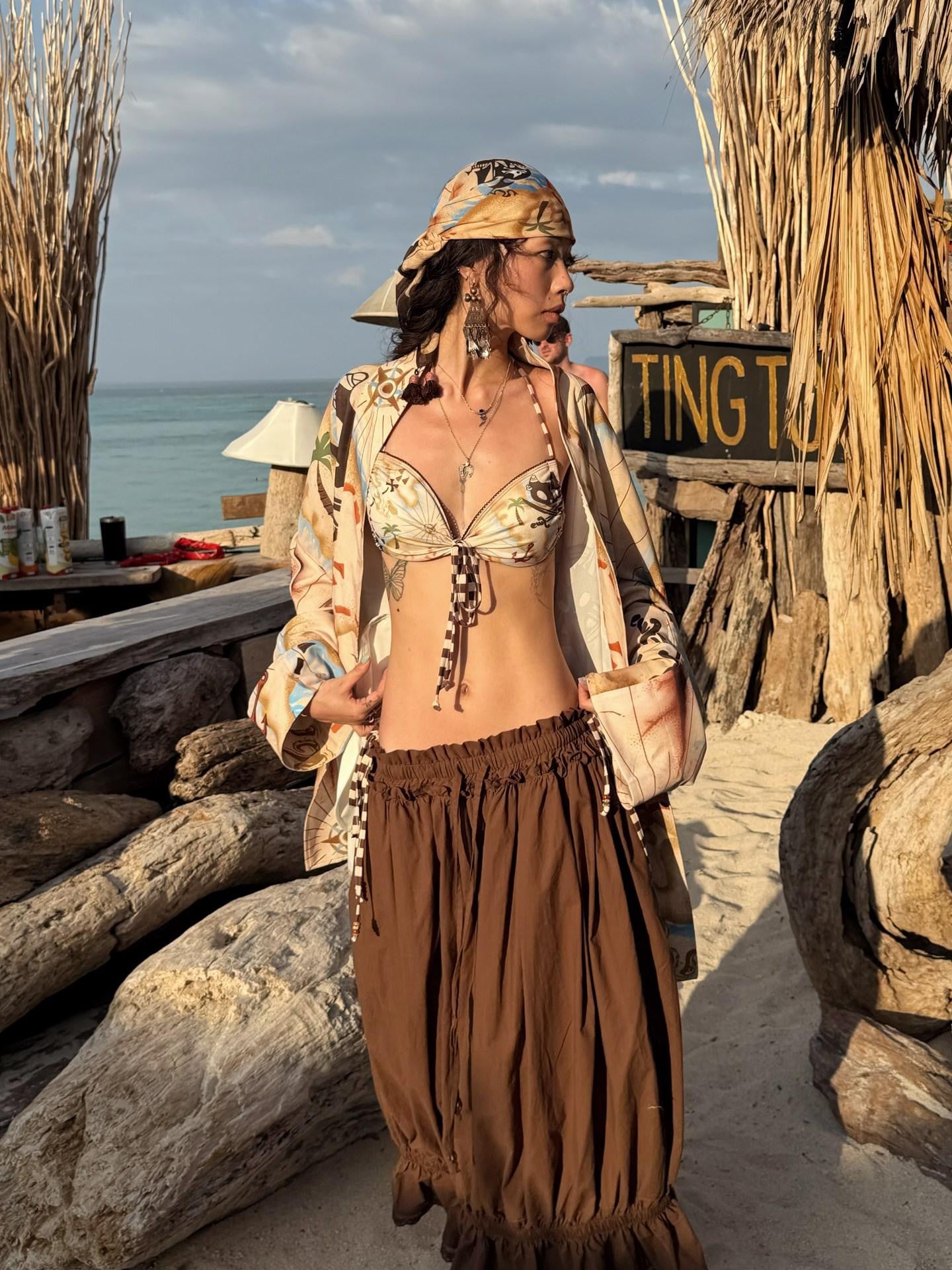 QUORRA S CHORD Treasure Map Pirate Style Women&