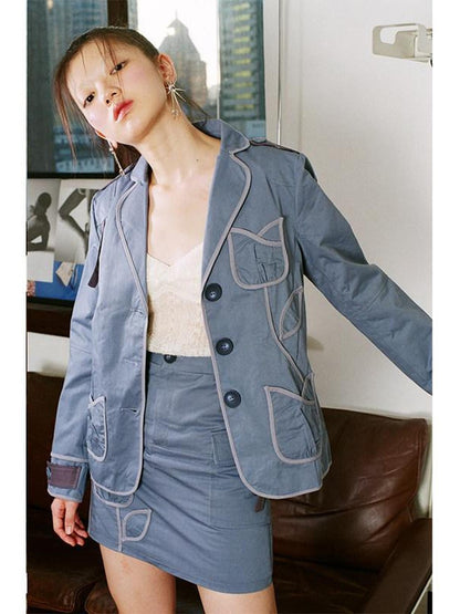 QUORRA S CHORD Tulip Sculptural Pockets Heavy Detailing Women&