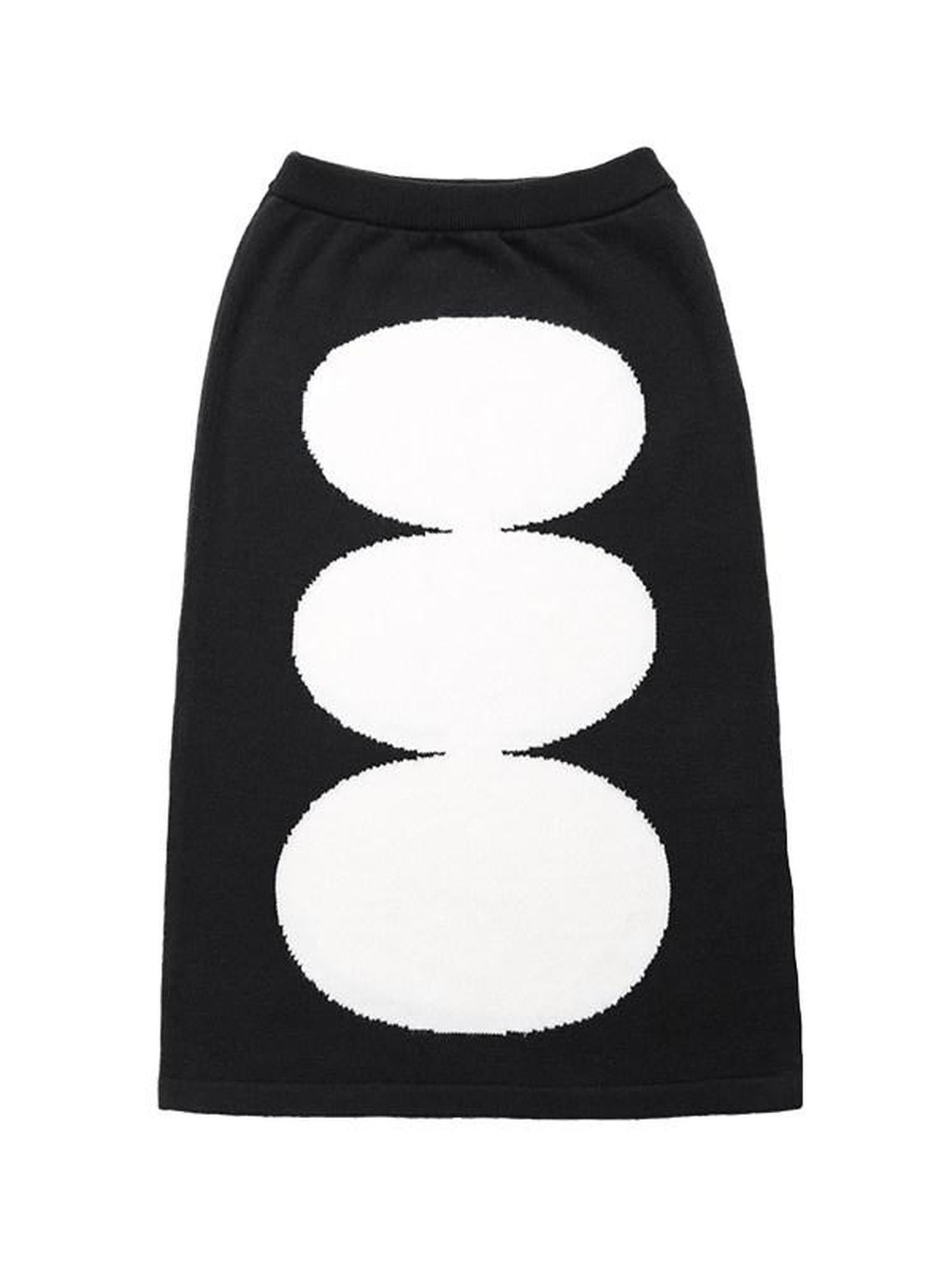 QUORRA S CHORD Visual Geometric Circle Jacquard Straight Women&