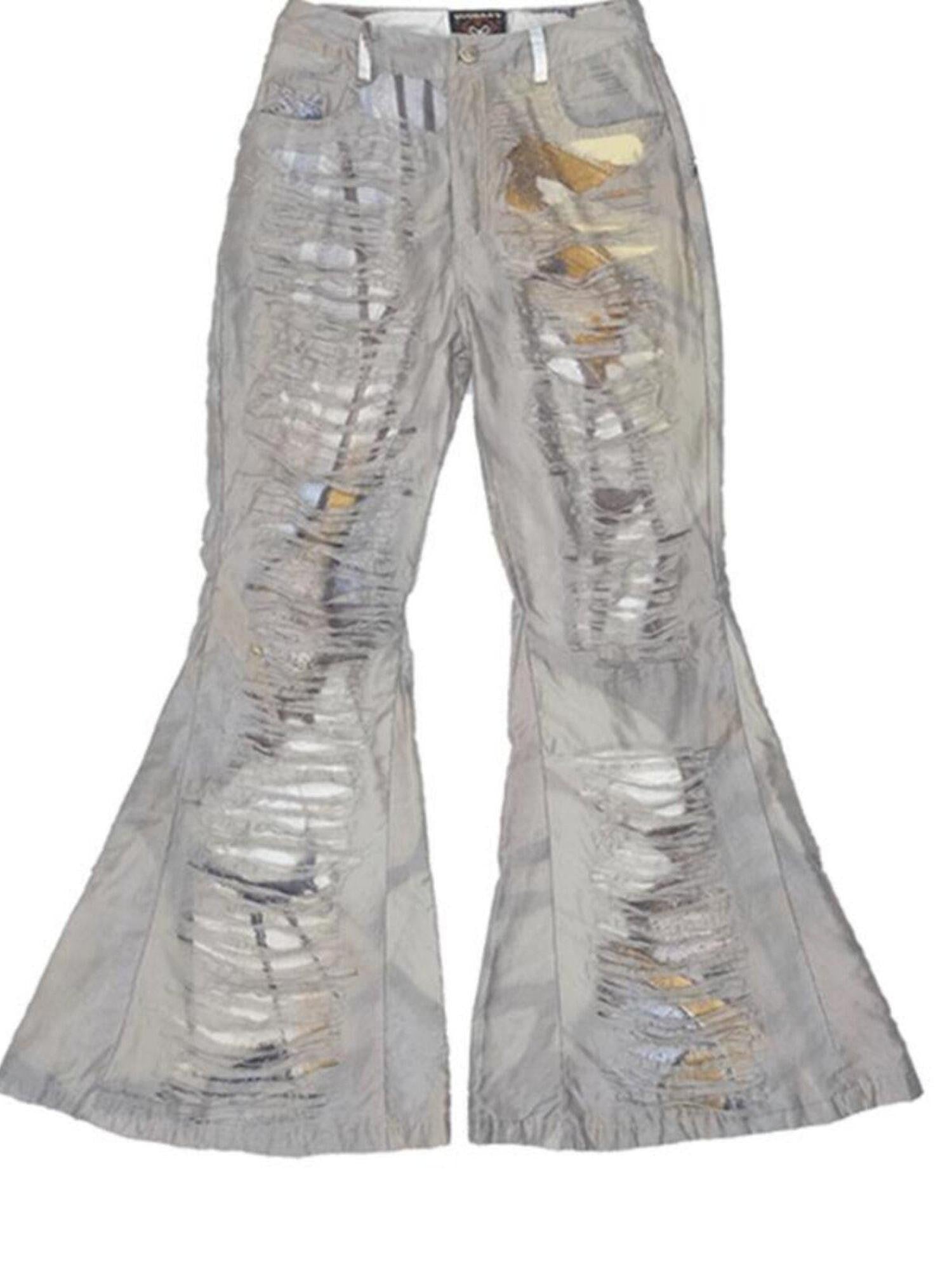 QUORRA S CHORD Washed Ripped Patchwork Women&