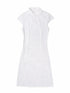 QUORRA S CHORD White Cheongsam Side Slit Women&