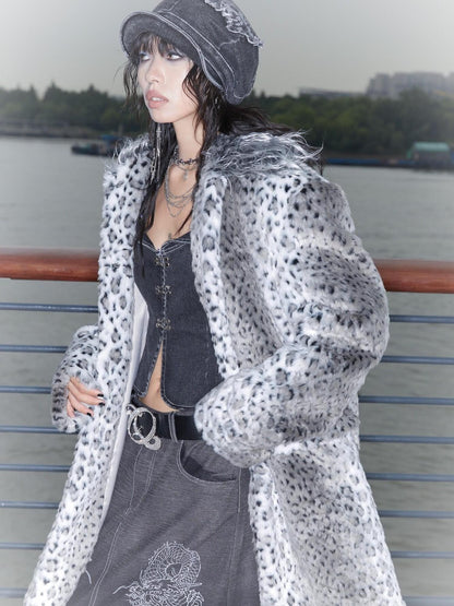 QUORRA S CHORD Wide Round Neck Detachable Fur Collar Women&