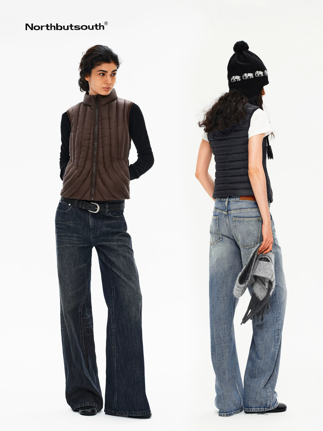 Quilted Reversible Slim Ribbed Women&