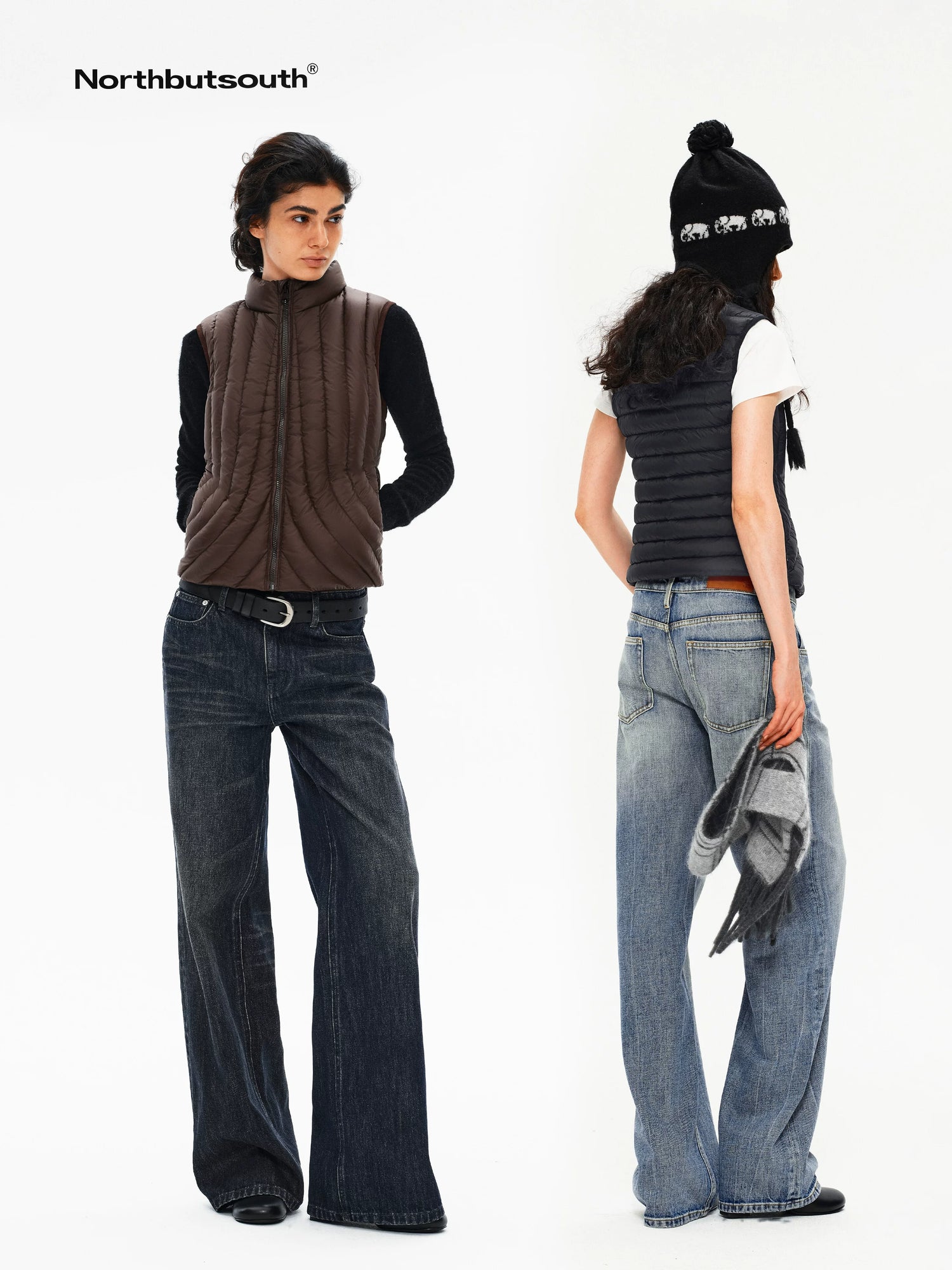 Quilted Reversible Slim Ribbed Women&