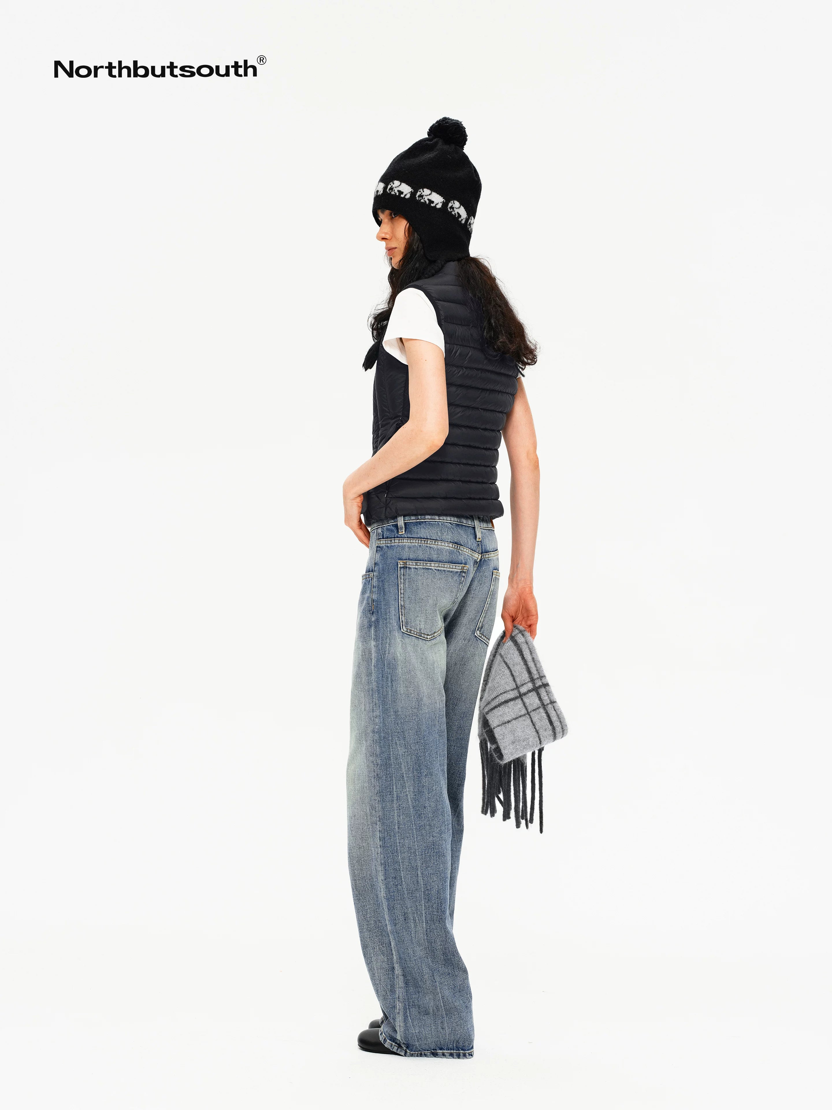 Quilted Reversible Slim Ribbed Women&