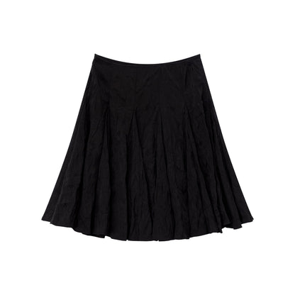 RUN_TO_THE_FUTURE_3d_Textured_Irregular_Pleated_A_Line_Women&