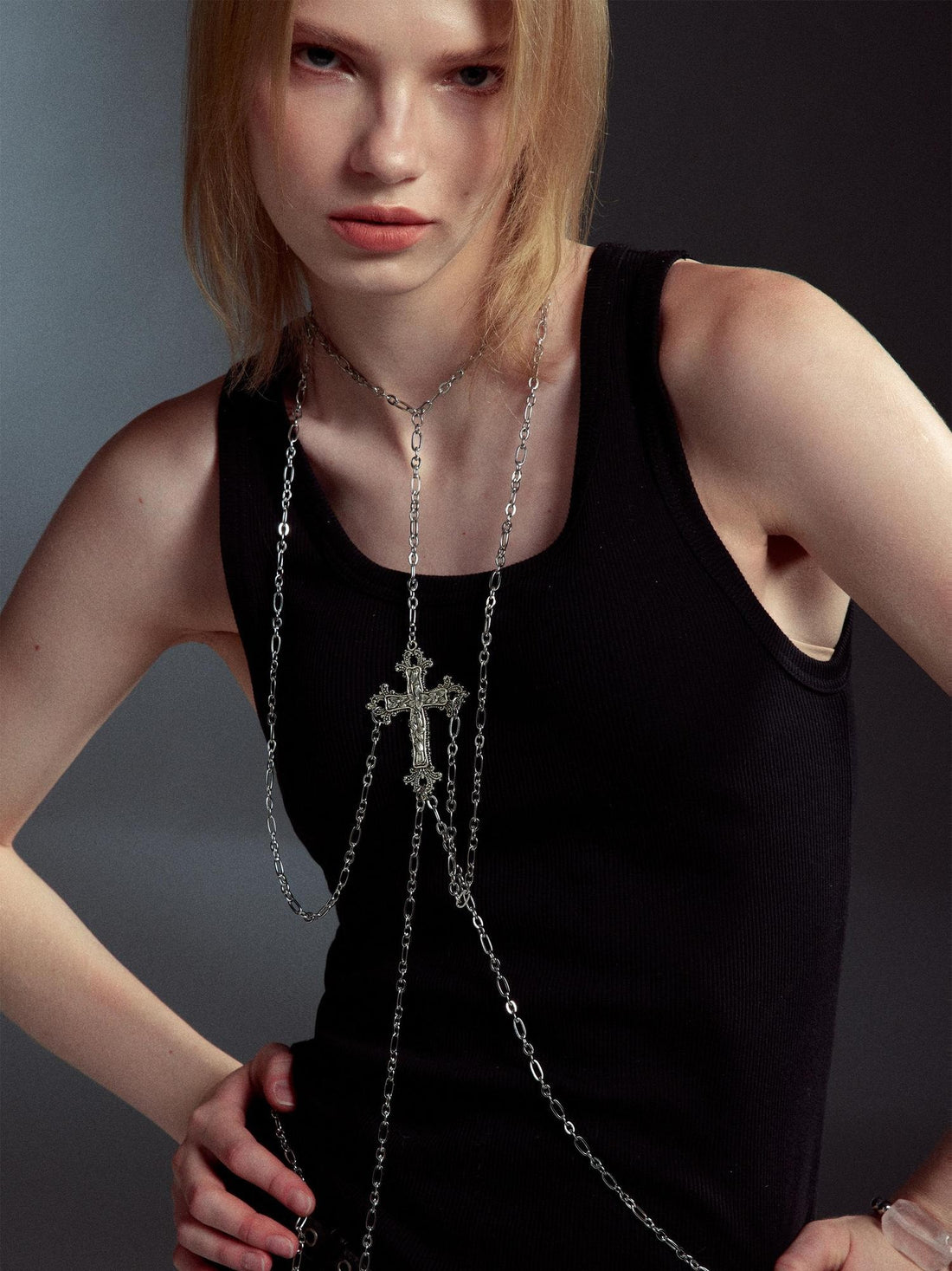 RUN TO THE FUTURE Adjustable Original Women Titanium Steel Clavicle Necklace Clothing Accessories