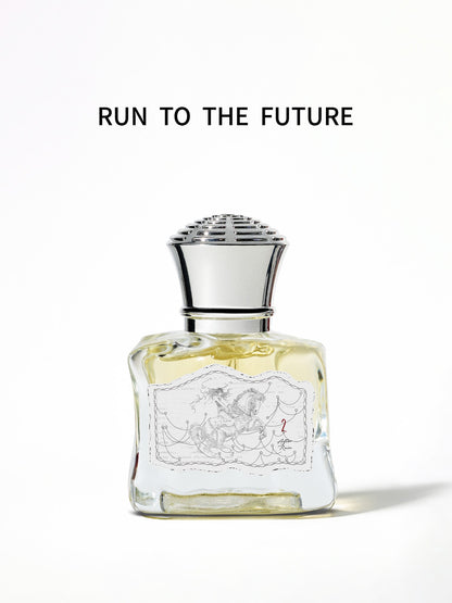 RUN TO THE FUTURE After Rain Trace Wooden Round Bottle Women&