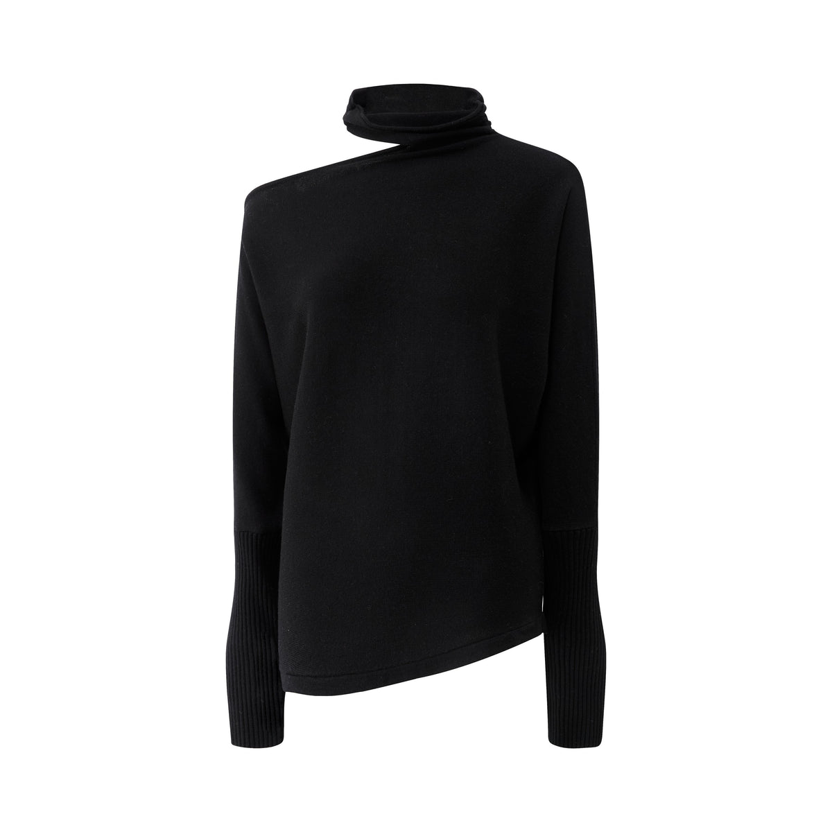 RUN_TO_THE_FUTURE_Asymmetric_High_Neck_Long_Sleeve_Women&