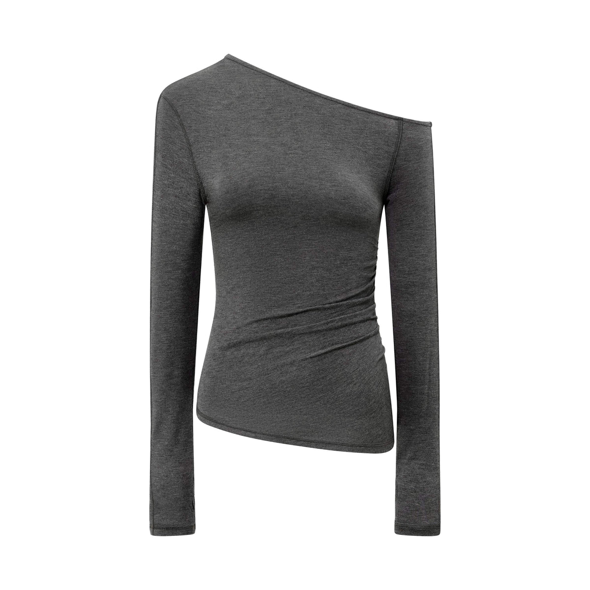 RUN_TO_THE_FUTURE_Asymmetric_One_Shoulder_Wool_Blend_Women&