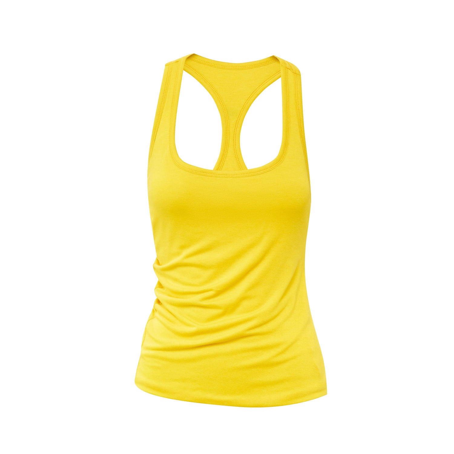 RUN_TO_THE_FUTURE_Asymmetric_Ruched_U_Neck_Racerback_Women&