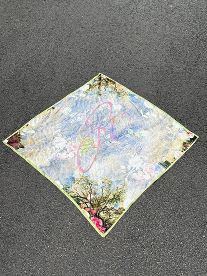 RUN TO THE FUTURE Botanical Floral Print Rectangular Women&