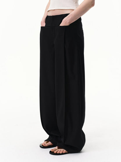 RUN TO THE FUTURE Classic Black Striped No Waistband Mid Rise Women&