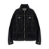 RUN TO THE FUTURE Cozy Vintage Oversized Button Contrast Zip Detail Women Warm Denim Jackets