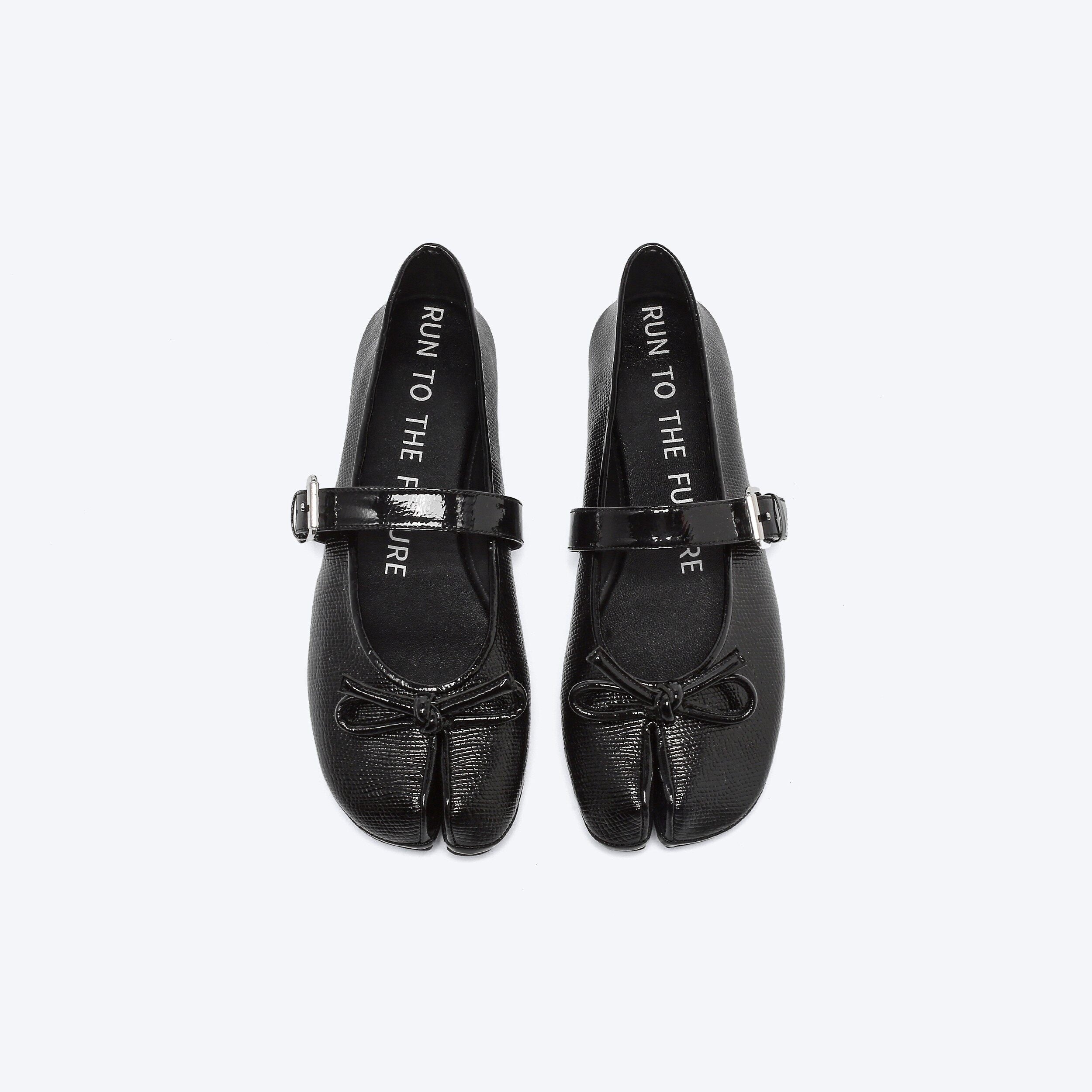 RUN_TO_THE_FUTURE_Crocodile_Embossed_Bow_One_Strap_Low_Vamp_Mary_Jane_Women&