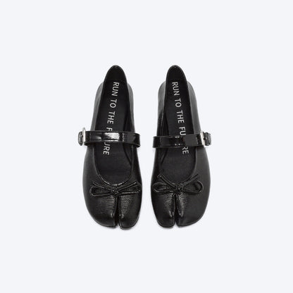 RUN_TO_THE_FUTURE_Crocodile_Embossed_Bow_One_Strap_Low_Vamp_Mary_Jane_Women&