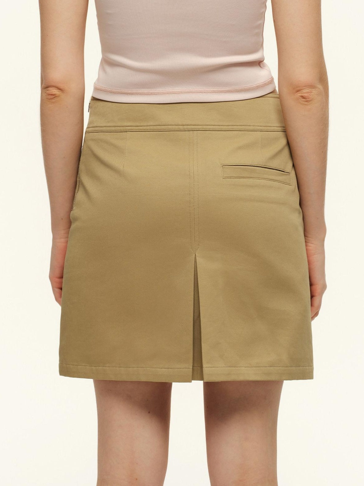 RUN TO THE FUTURE Cropped Contrast Zip Cardigan Long Sleeve Casual Mid Waist Top &amp; Skirt Sets