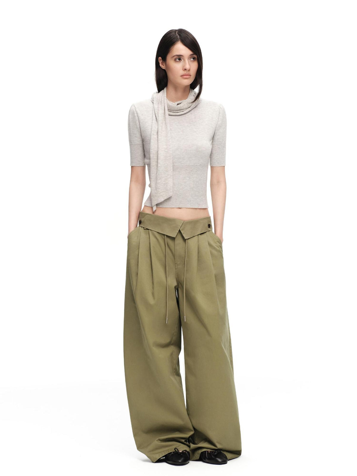 RUN TO THE FUTURE Cross Fold Cotton Women&