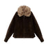RUN_TO_THE_FUTURE_Faux_Fur_Collar_Textured_Loose_Fit_Women&