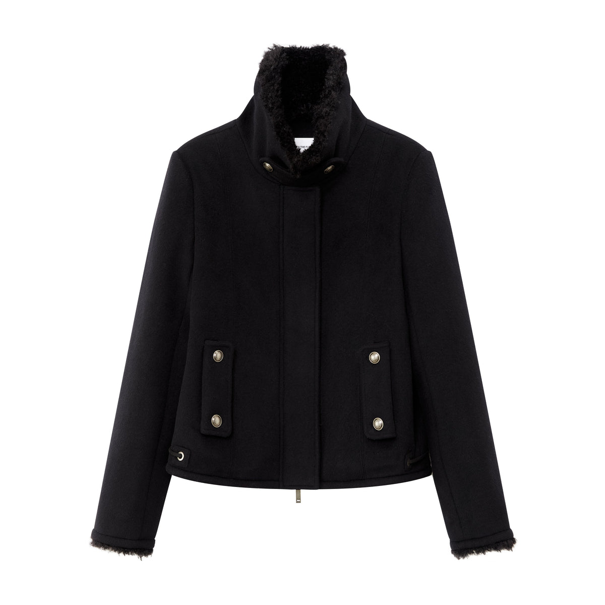 RUN_TO_THE_FUTURE_Faux_Fur_Trim_High_Neck_Spliced_Wool_Blend_Women&