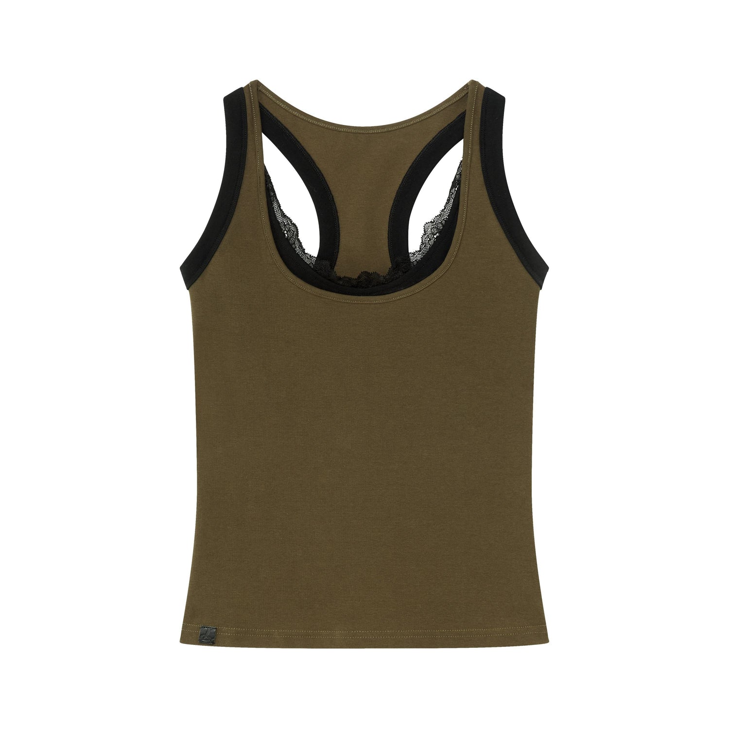RUN_TO_THE_FUTURE_Faux_Two_Piece_Contrast_Lace_U_Neck_Racerback_Women&