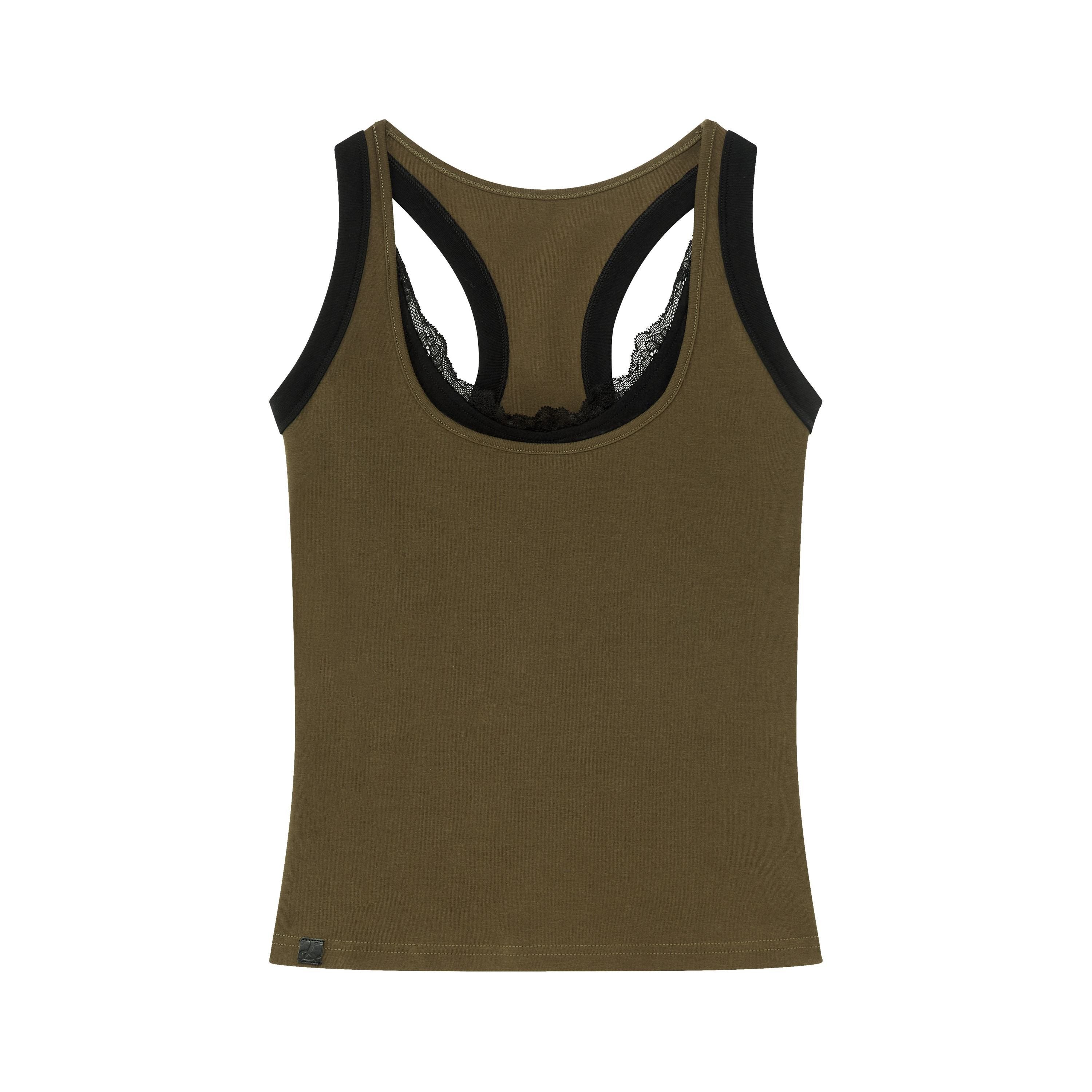 RUN_TO_THE_FUTURE_Faux_Two_Piece_Contrast_Lace_U_Neck_Racerback_Women&