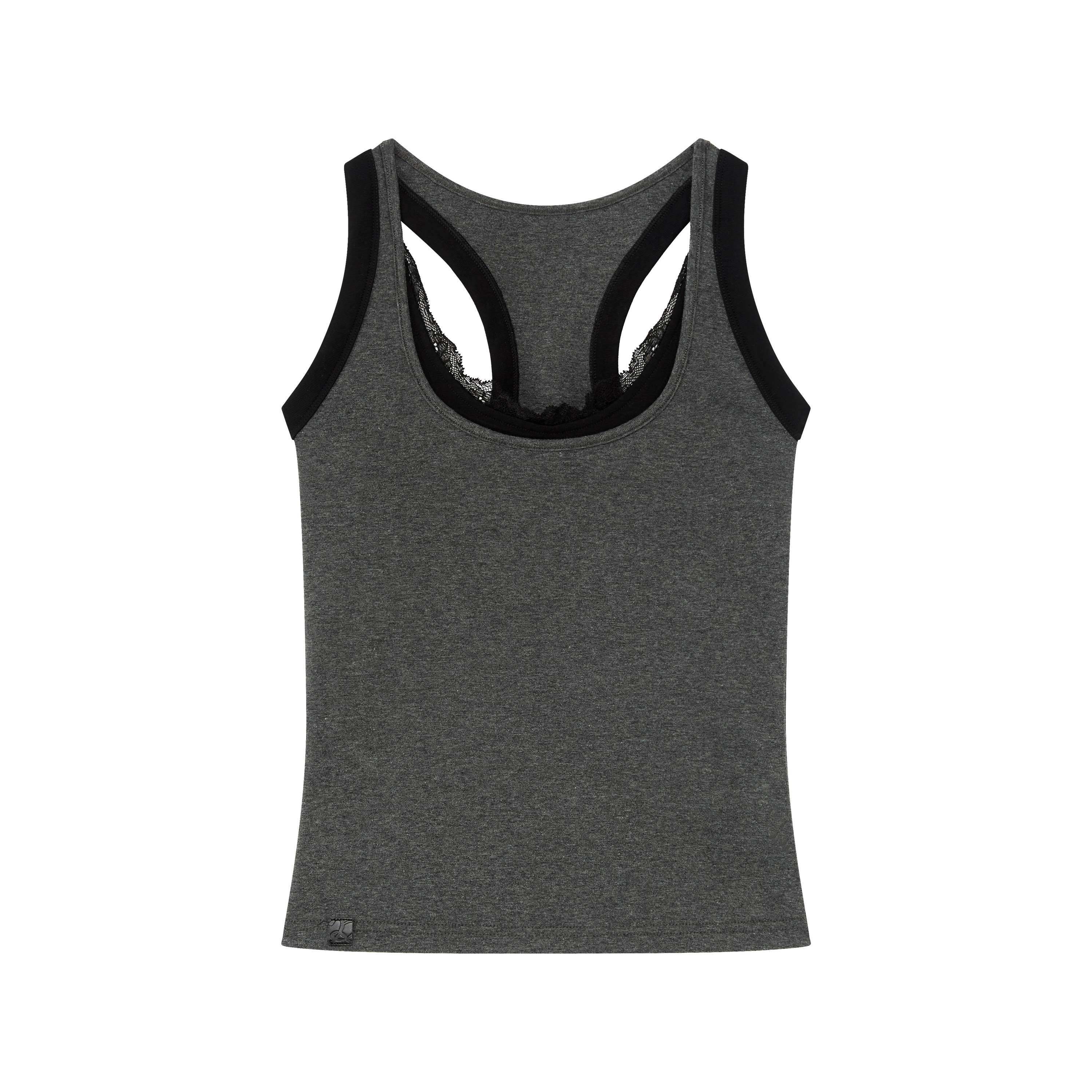 RUN_TO_THE_FUTURE_Faux_Two_Piece_Contrast_Lace_U_Neck_Racerback_Women&