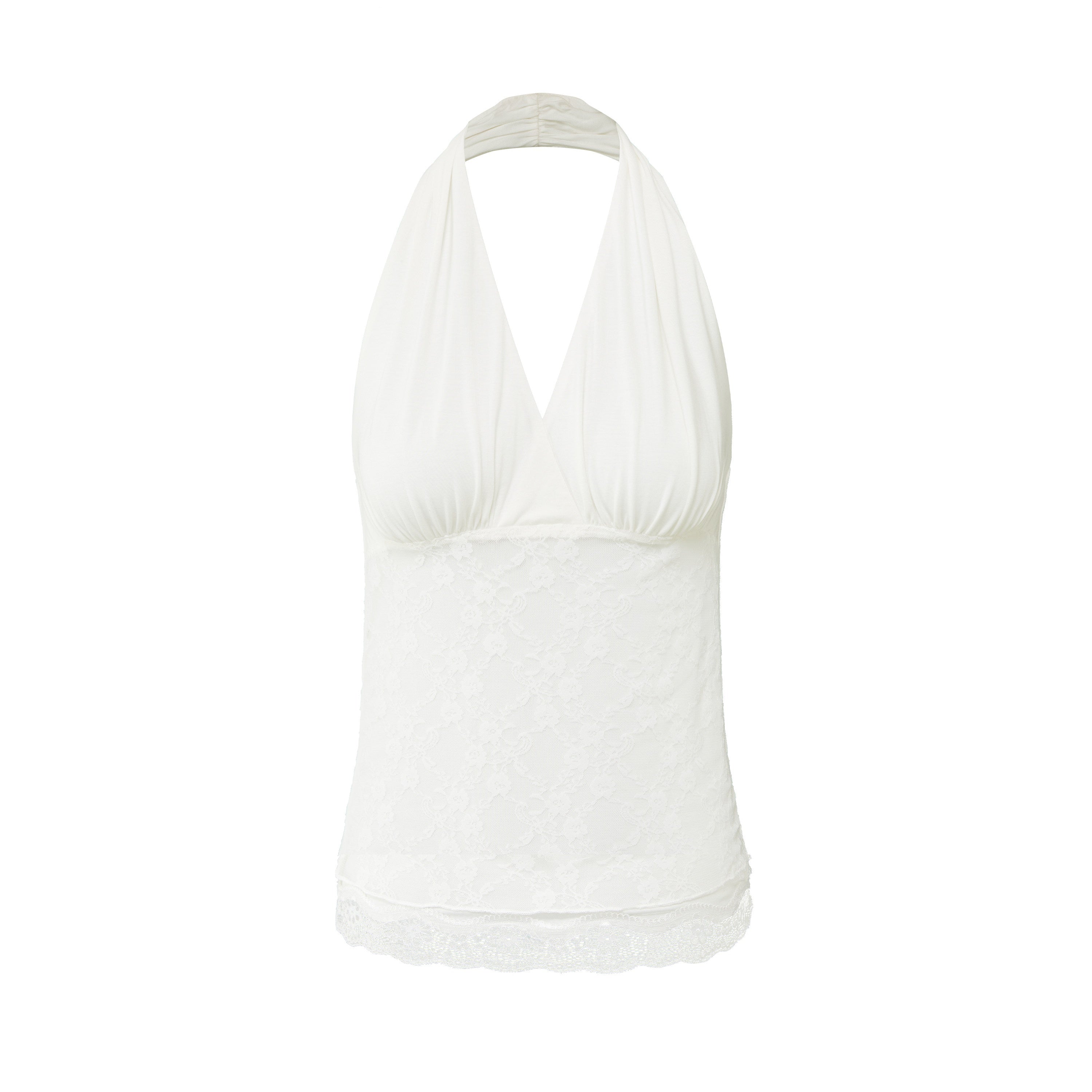 RUN_TO_THE_FUTURE_Floral_Lace_Spliced_Crossover_V-neck_Women&