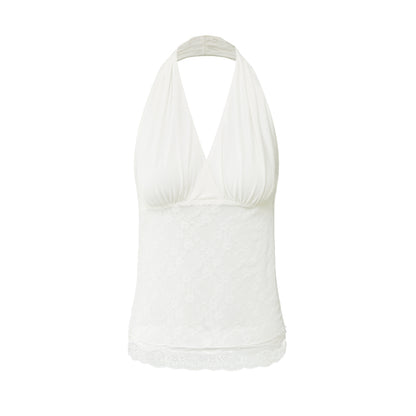 RUN_TO_THE_FUTURE_Floral_Lace_Spliced_Crossover_V-neck_Women&