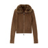 RUN_TO_THE_FUTURE_Fur_Trim_Cardigan_Slim_Fit_Wool_Blend_Women&