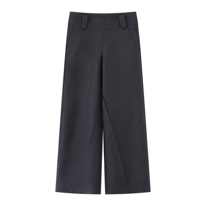 RUN_TO_THE_FUTURE_Gray_Structured_Drapey_Low_Waist_Pockets_Women&