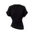 RUN_TO_THE_FUTURE_Irregular_Pinch_Ruched_Crewneck_Women&
