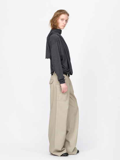 RUN TO THE FUTURE Lazy Scarf Design Long Sleeve Asymmetric Shoulder Women&