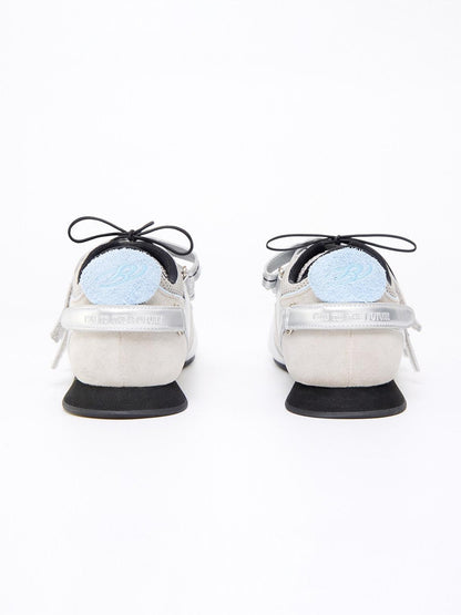 RUN TO THE FUTURE Low Top Patchwork Mesh Velcro Women&