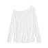 RUN_TO_THE_FUTURE_Lyocell_Asymmetric_Ruched_Oversized_Slanted_Neck_Women_Long_Sleeve_T-Shirts_MISSTT