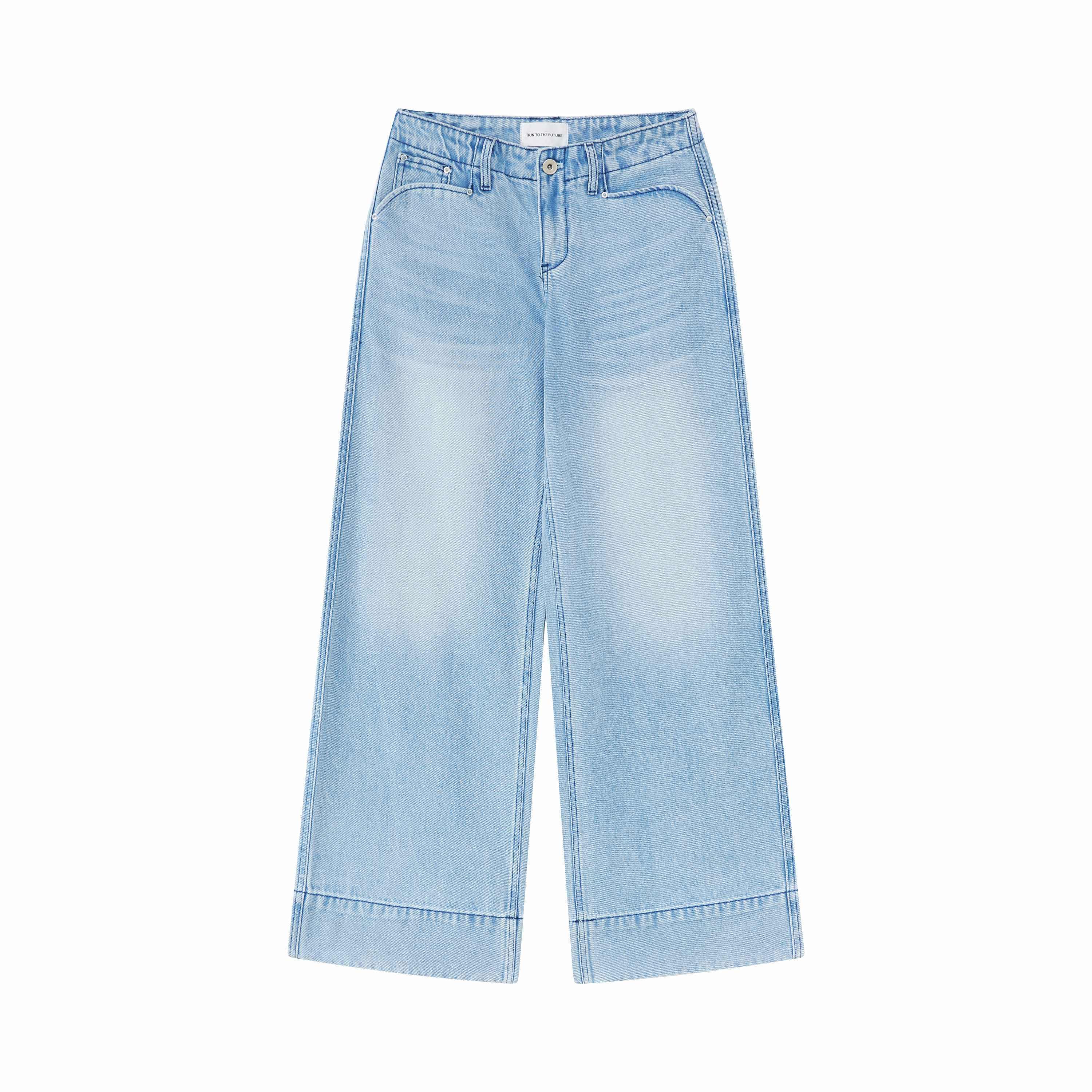 RUN_TO_THE_FUTURE_Mid_Blue_Washed_Lyocell_Blend_Mid_Low_Waist_Loose_Women&